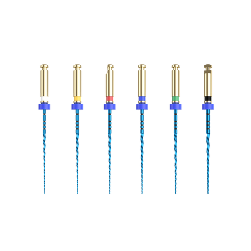 NIC® KD Blue .04 taper rotary file assortment