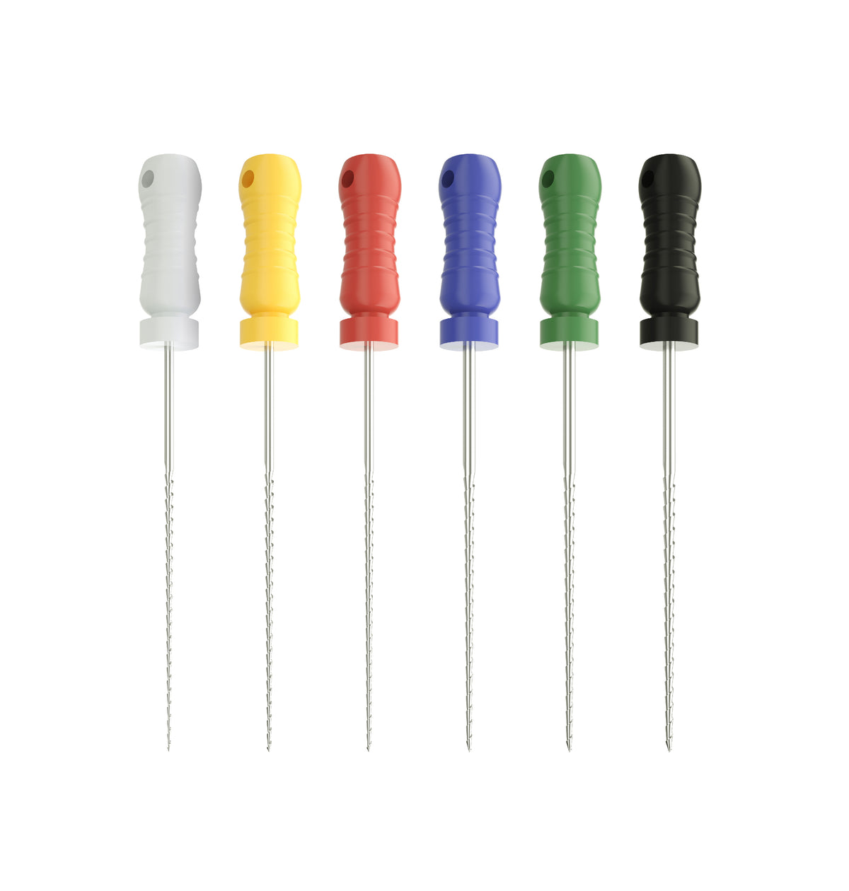 NIC® sterile SS H Files 15–40 assortment packaging, 25 mm