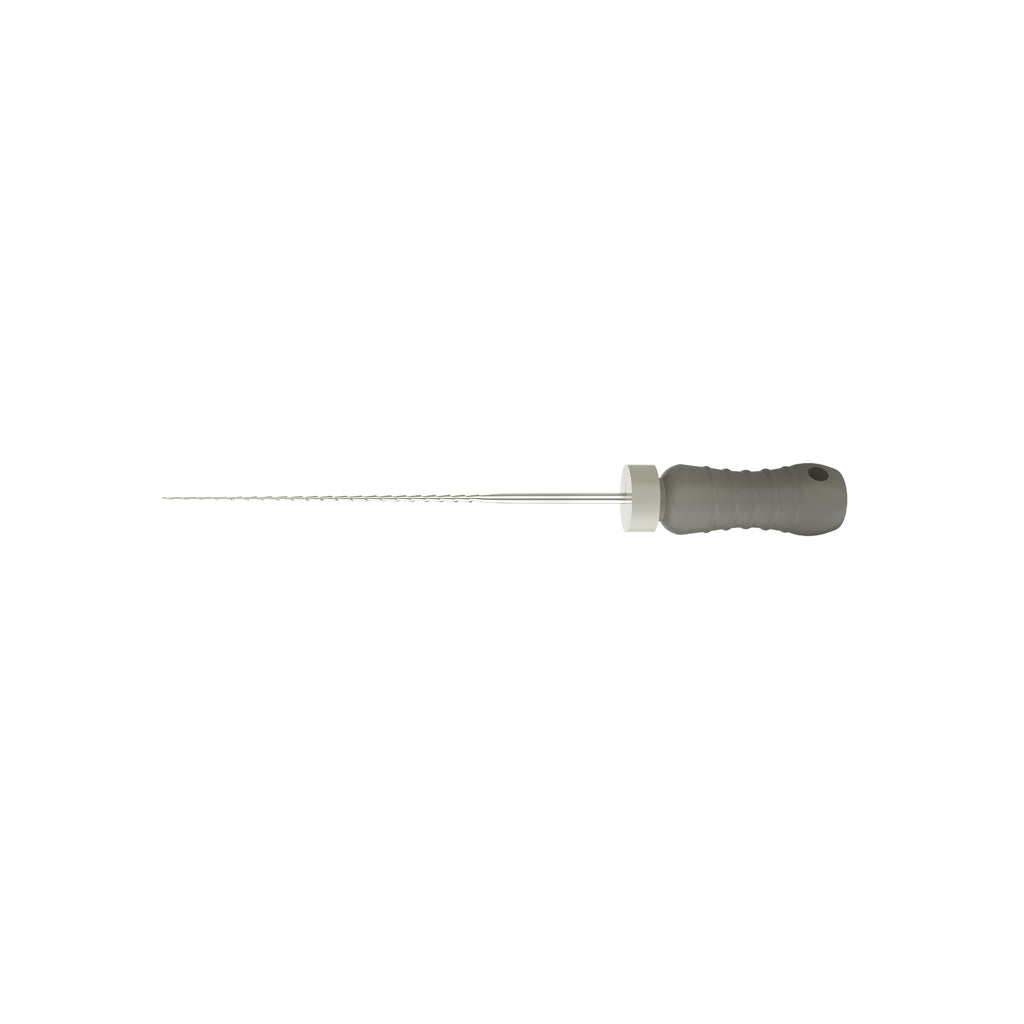 NIC® SS H File ISO 08 with grey colour-coded handle