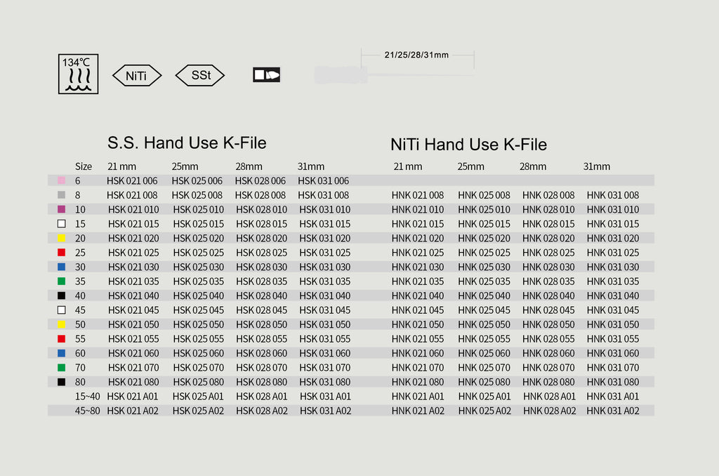 NIC® SS K Files