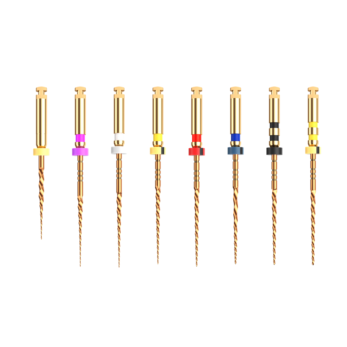 NIC U+ rotary file assortment