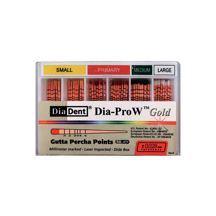 DiaDent® Dia-Pro W Gold Gutta Percha