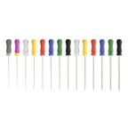 NIC® stainless-steel H Files complete ISO range with colour-coded handles